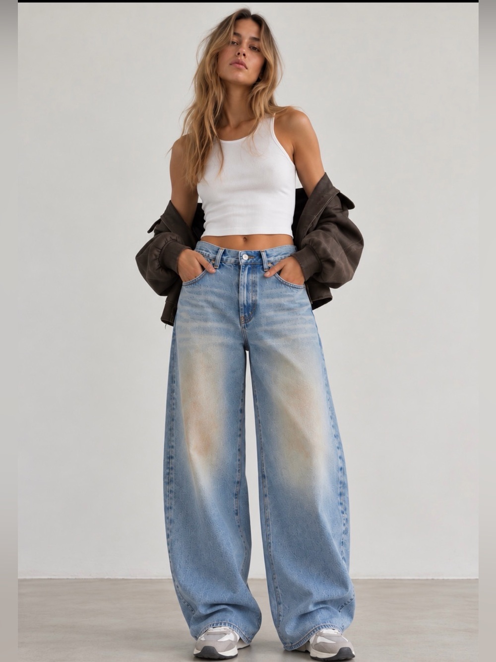 Levi's Super Baggy Barrel Jeans Blue Waist 25 NWT
